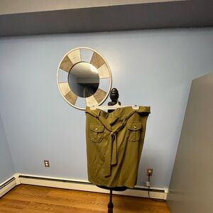 Olive green skirt